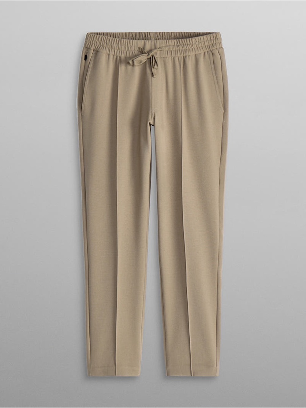 BYLT Executive 2.0 Tie Waist Trouser Taupe Size L